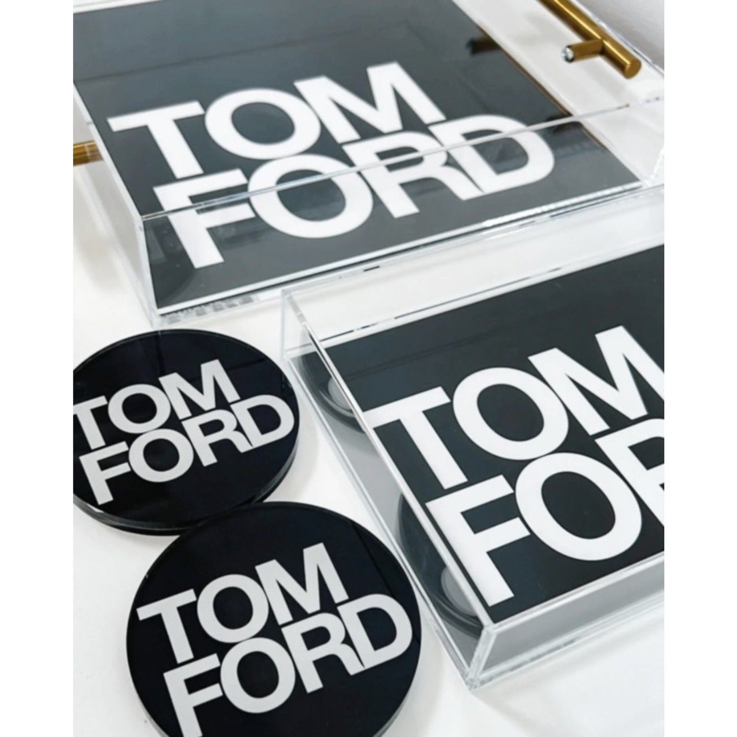 BOUTIQUE TART BY TAYLOR SMALL ACRYLIC TRAY TOM FORD