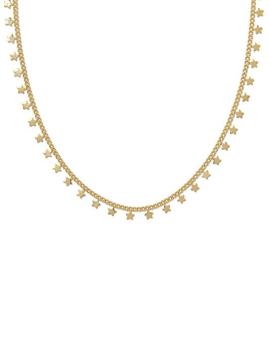 Kendra Scott gold star strand necklace