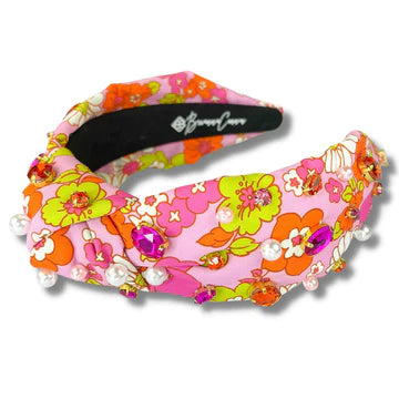 BOUTIQUE BRIANNA CANNON HEADBAND RETRO FLORAL