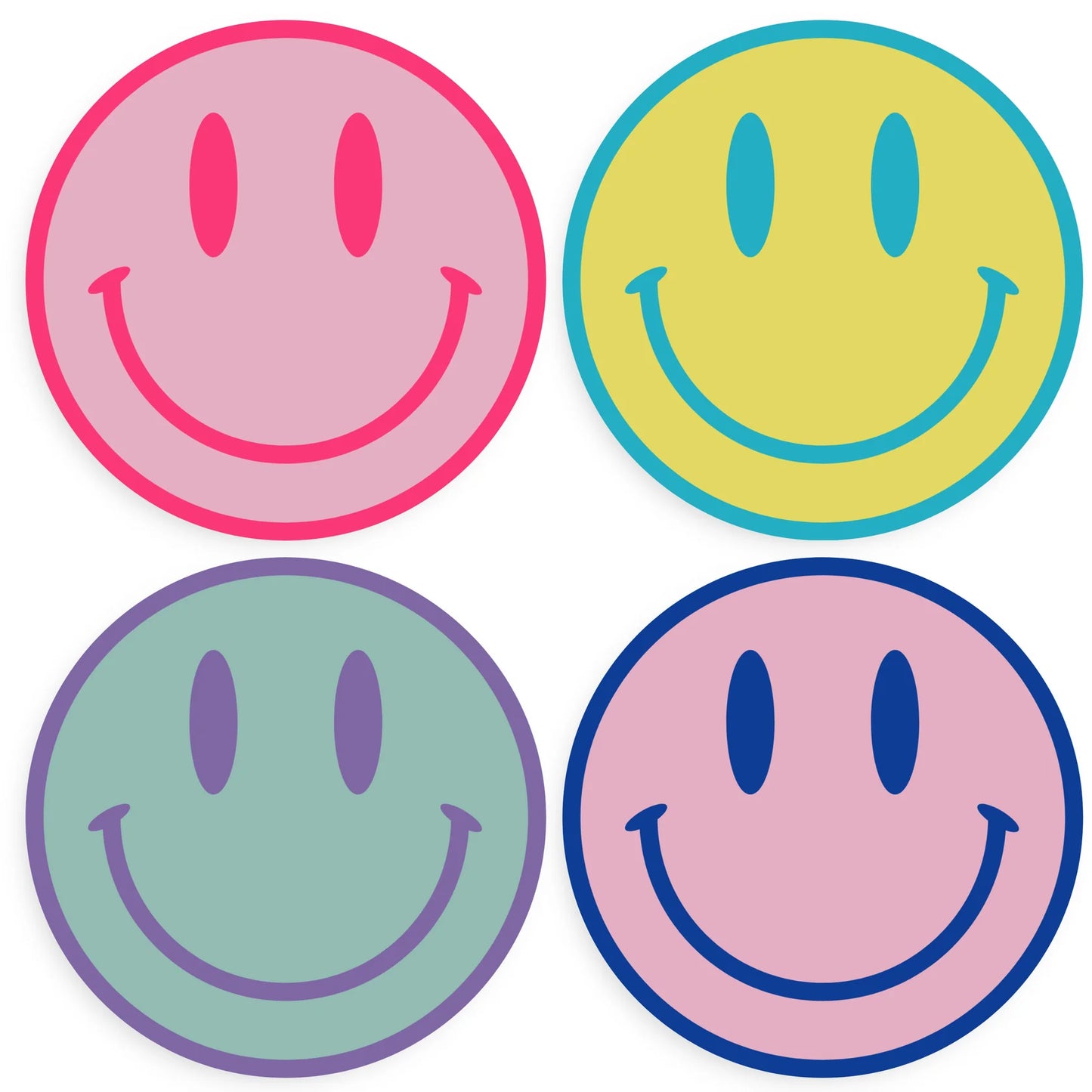 BOUTIQUE TART BY TAYLOR COASTERS ALL SMILES