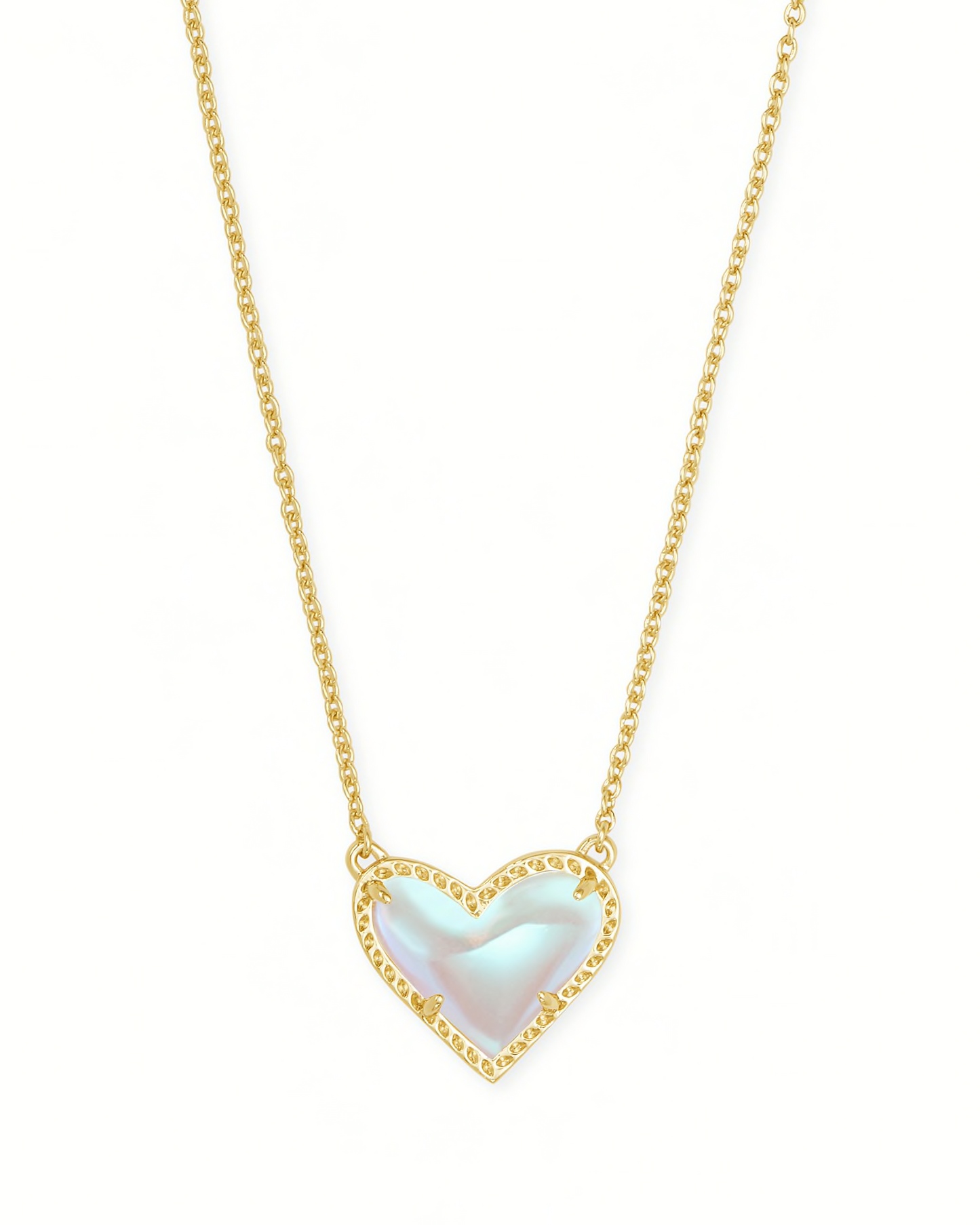 KENDRA SCOTT Collar corto con colgante de corazón Ari