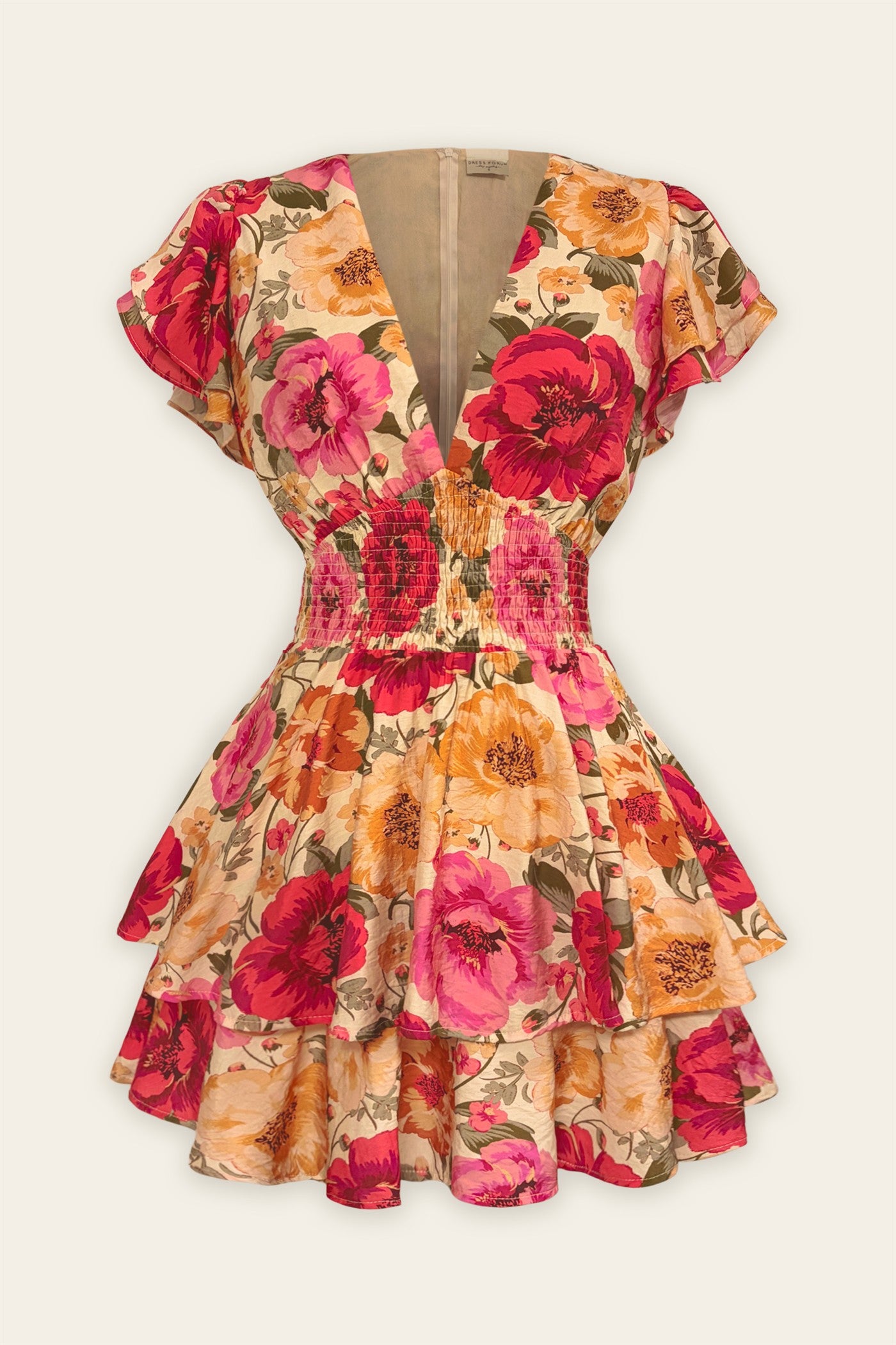 PRETTY PLEASE PEONY MINI DRESS
