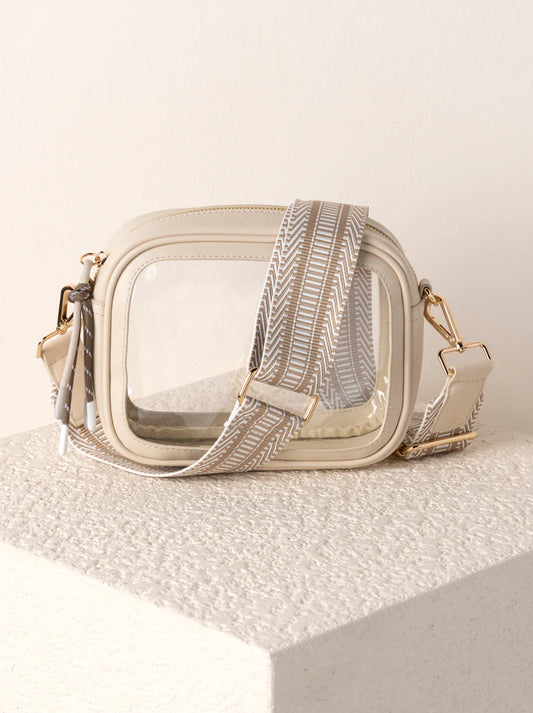 SHIRALEAH Spectator Clear Crossbody Purse