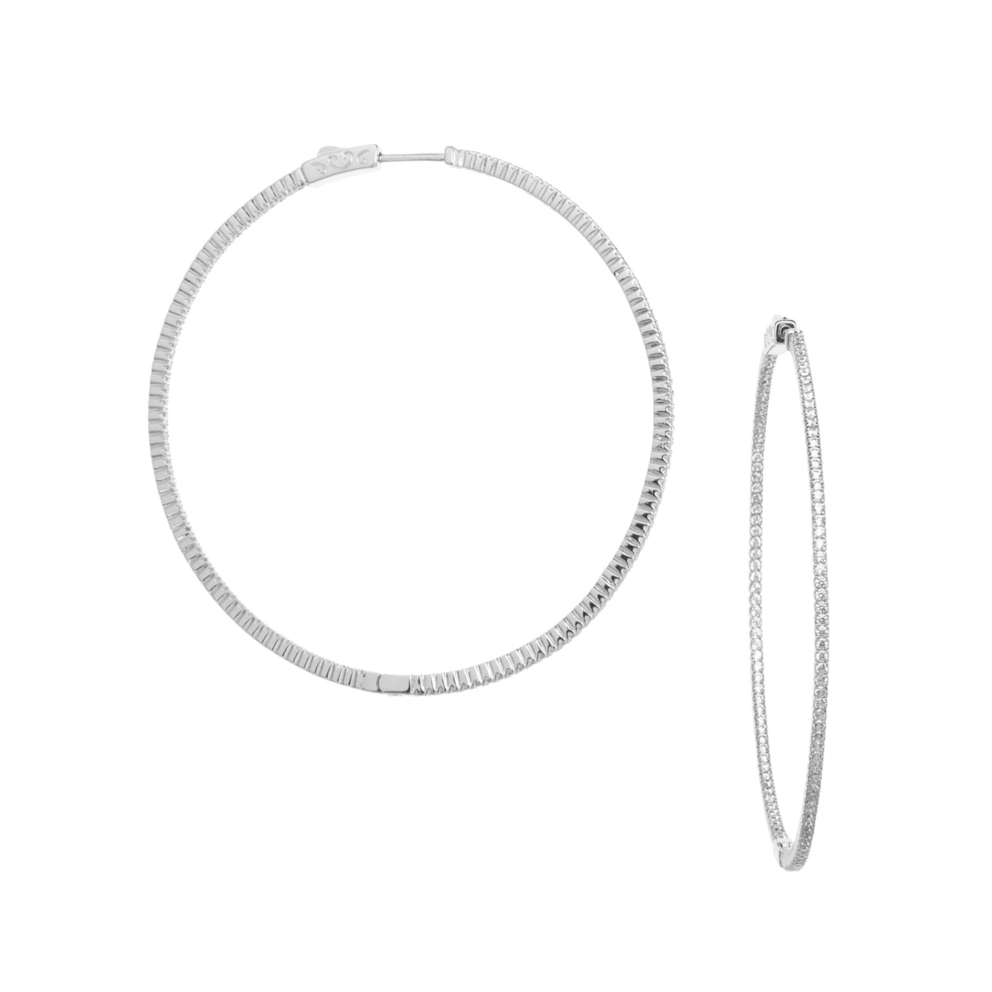 MARLYN SCHIFF 65MM Half CZ Hoop