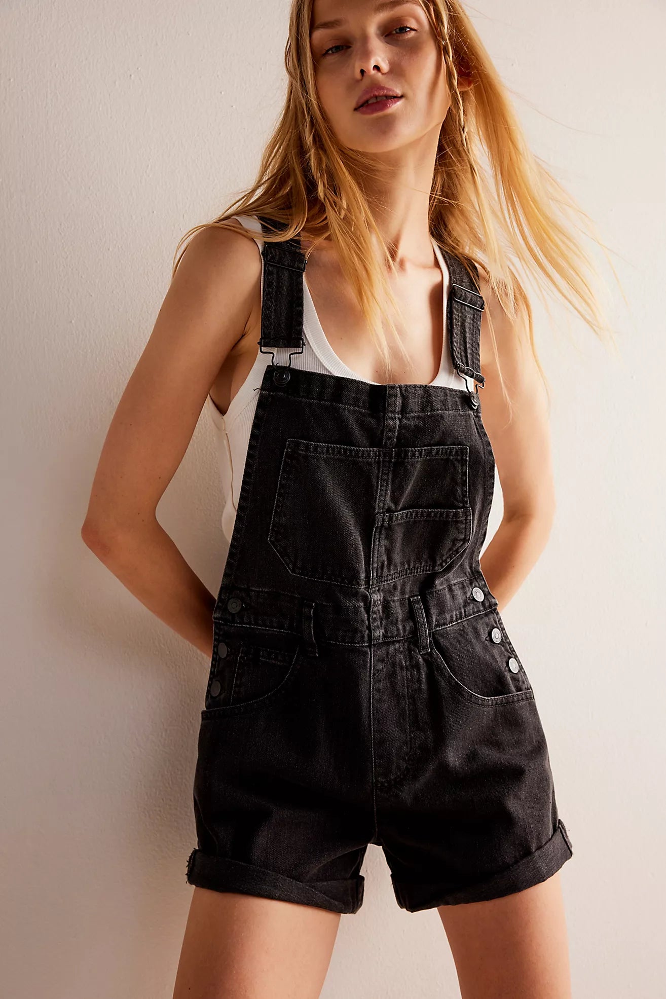 FREE PEOPLE We The Free Ziggy Shortalls