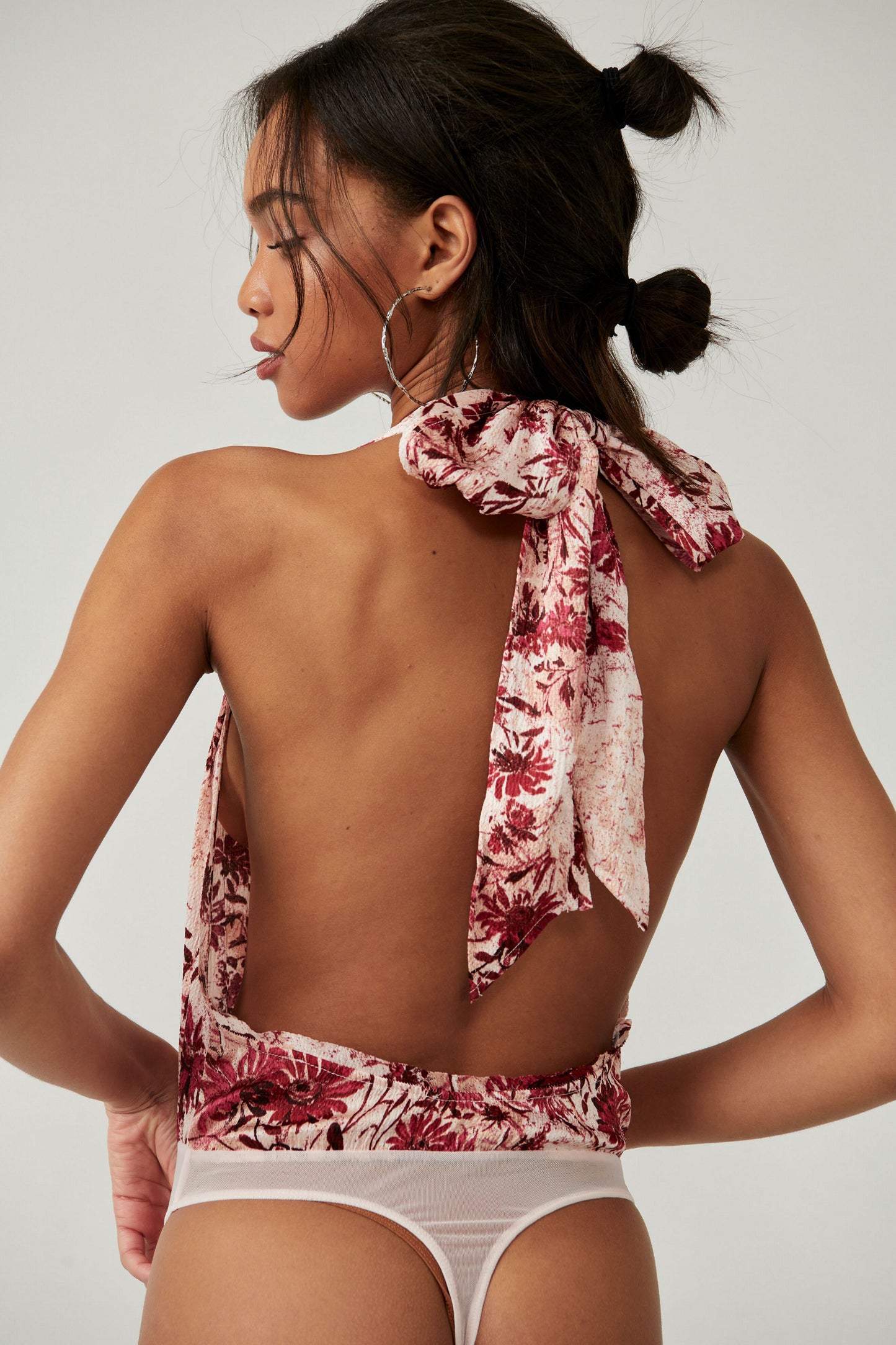 FREE PEOPLE INTIMATELY Printed There She Goes Bodysuit