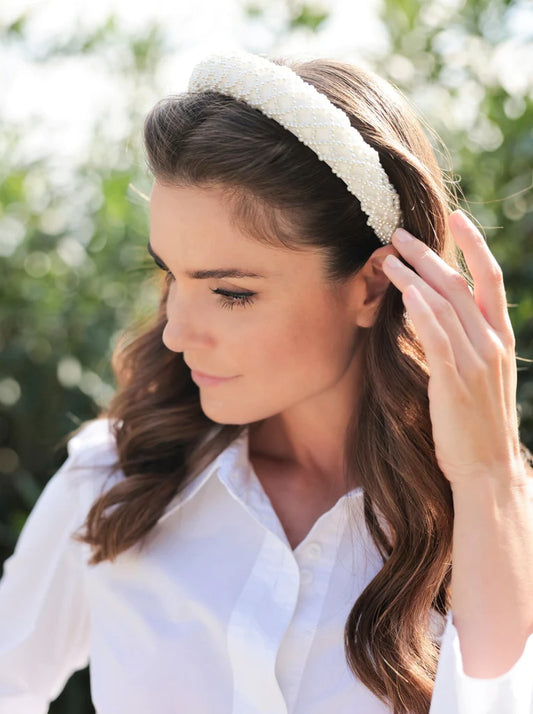 SHIRALEAH Pearl Headband