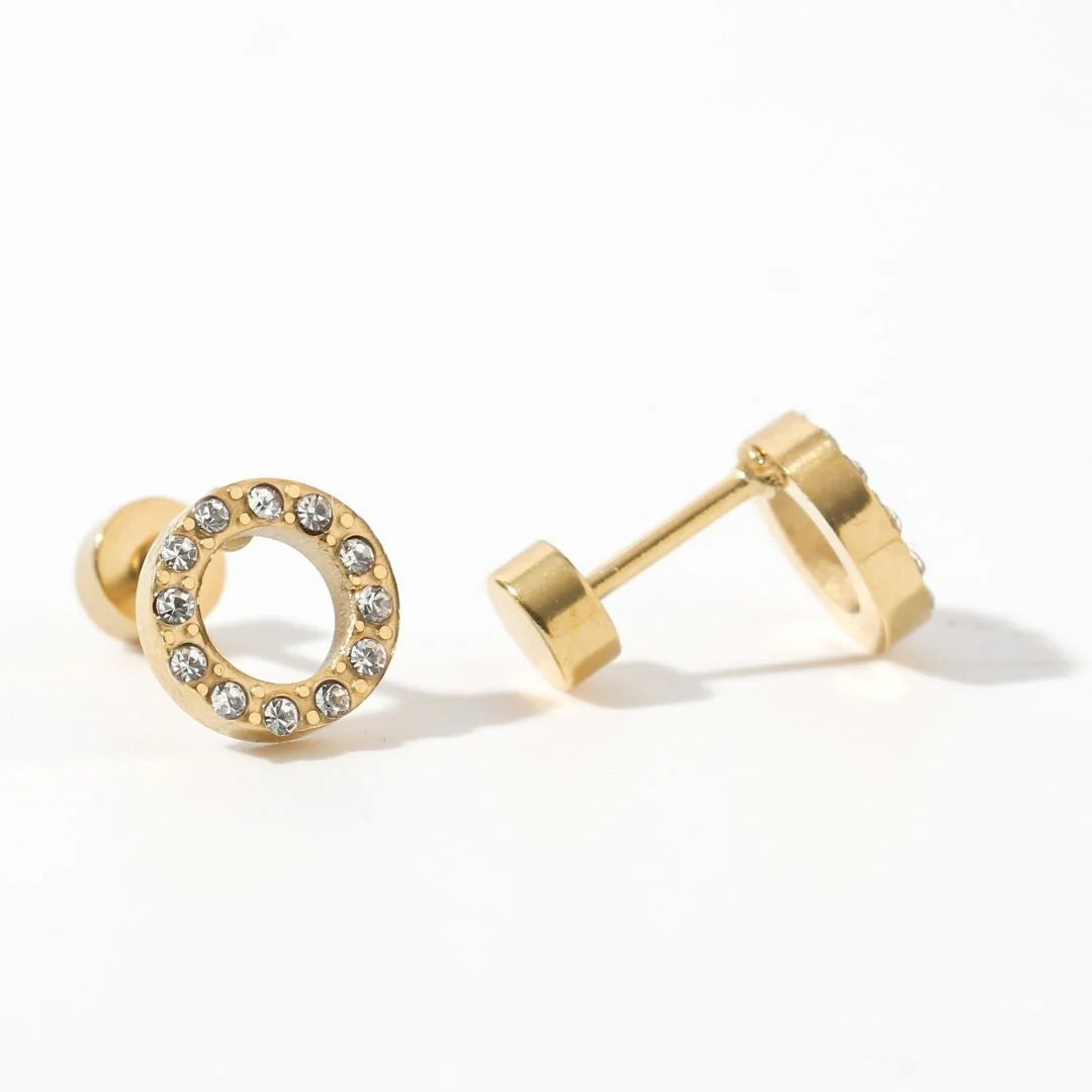 LINNY CO Screwback Stud Earrings - Lainey