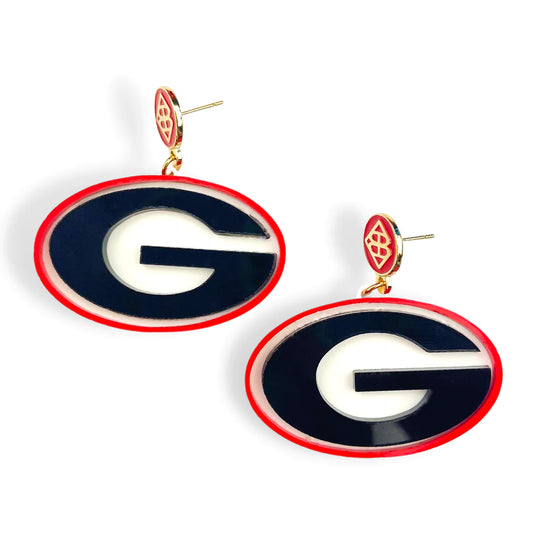 BRIANNA CANNON Georgia  Bulldogs Power G Earrings