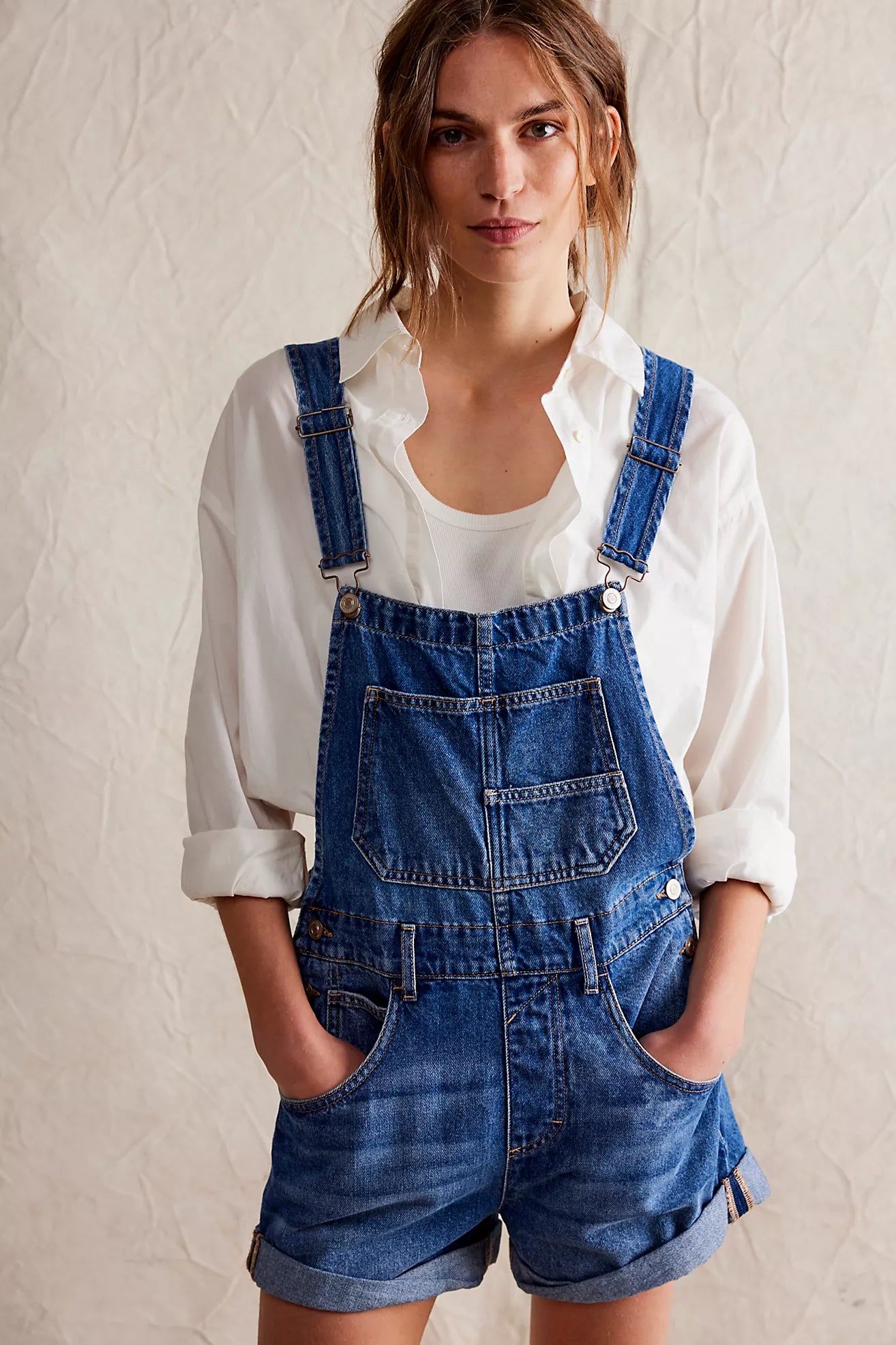 FREE PEOPLE We The Free Ziggy Shortalls