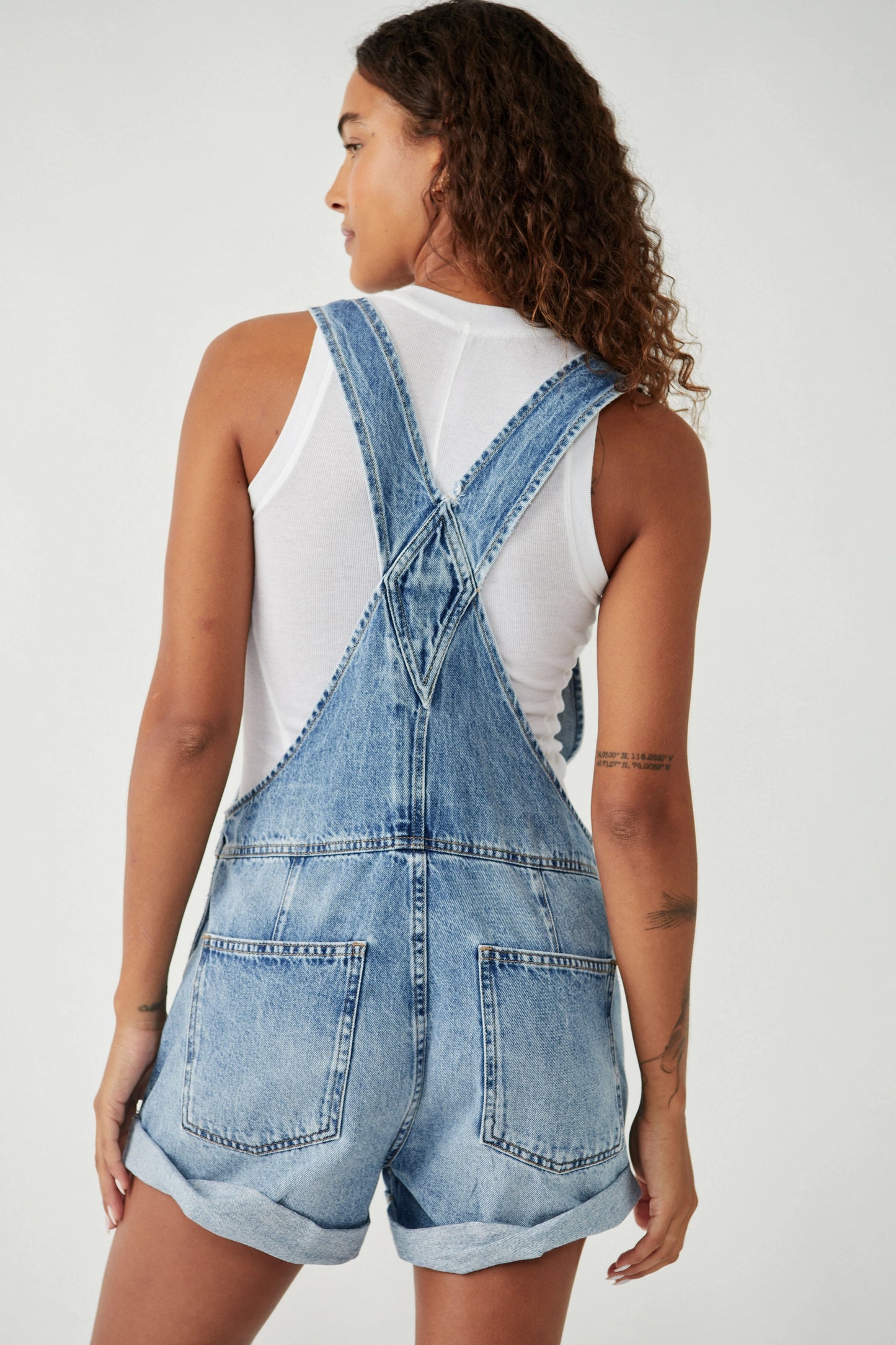 FREE PEOPLE We The Free Ziggy Shortalls