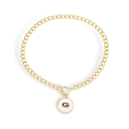 BRIANNA CANNON Georgia Bulldogs Logo Necklace
