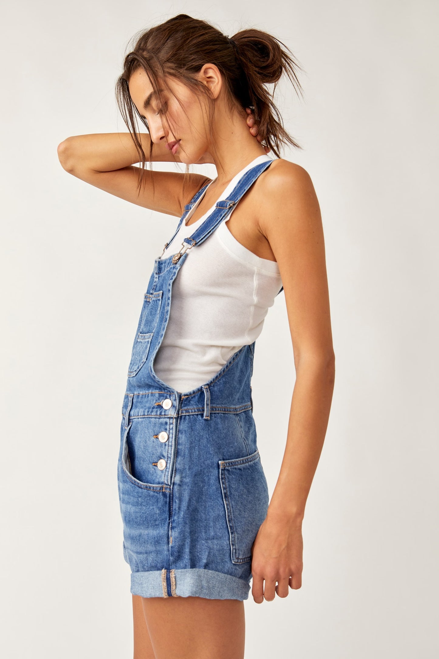 FREE PEOPLE We The Free Ziggy Shortalls