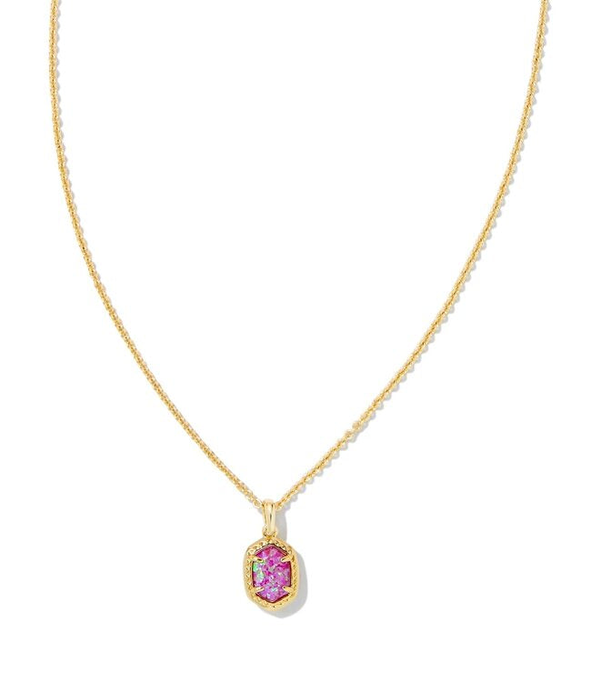 KENDRA SCOTT Collar con colgante corto enmarcado Daphne