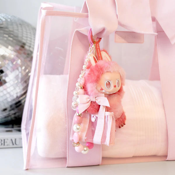 Casemate pink bow tote bag charm on casemate tote