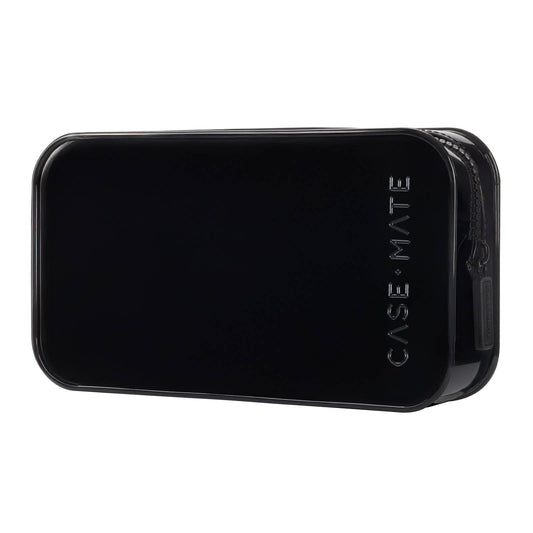 A black rectangular hard case with rounded corners, featuring the vertical brand name 'CASE-MATE' in white on the right side, shown on a plain white background.