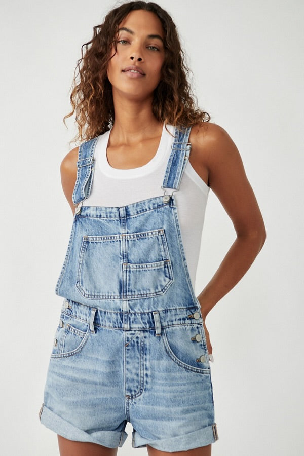 FREE PEOPLE We The Free Ziggy Shortalls