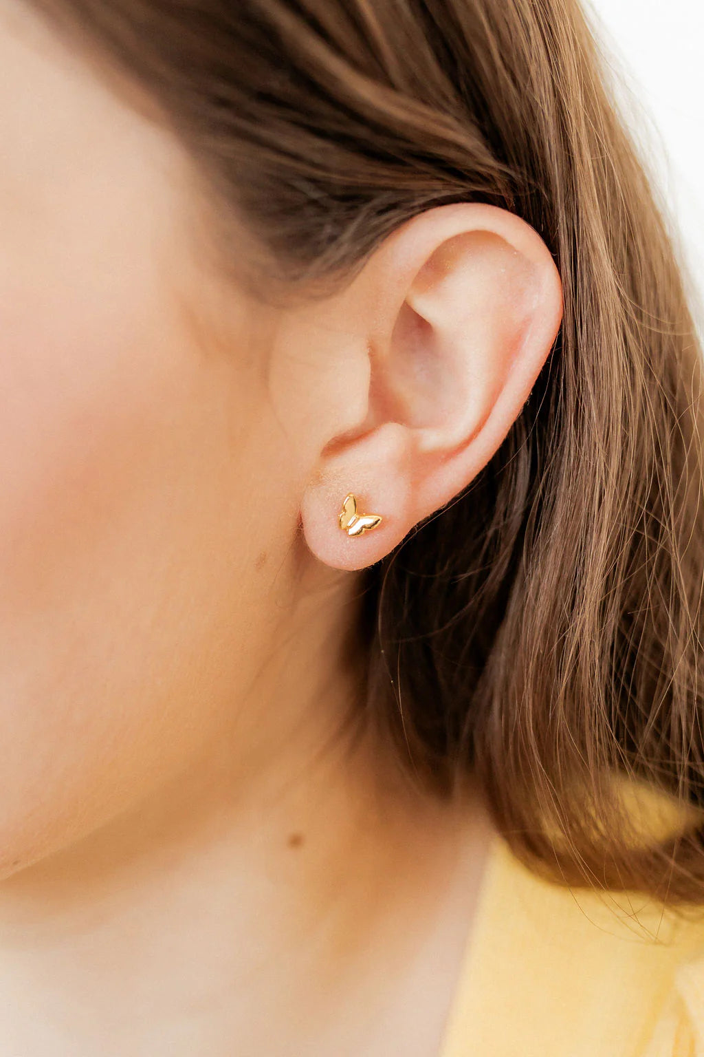 LINNY CO Screwback Stud Earrings - Bella Butterfly