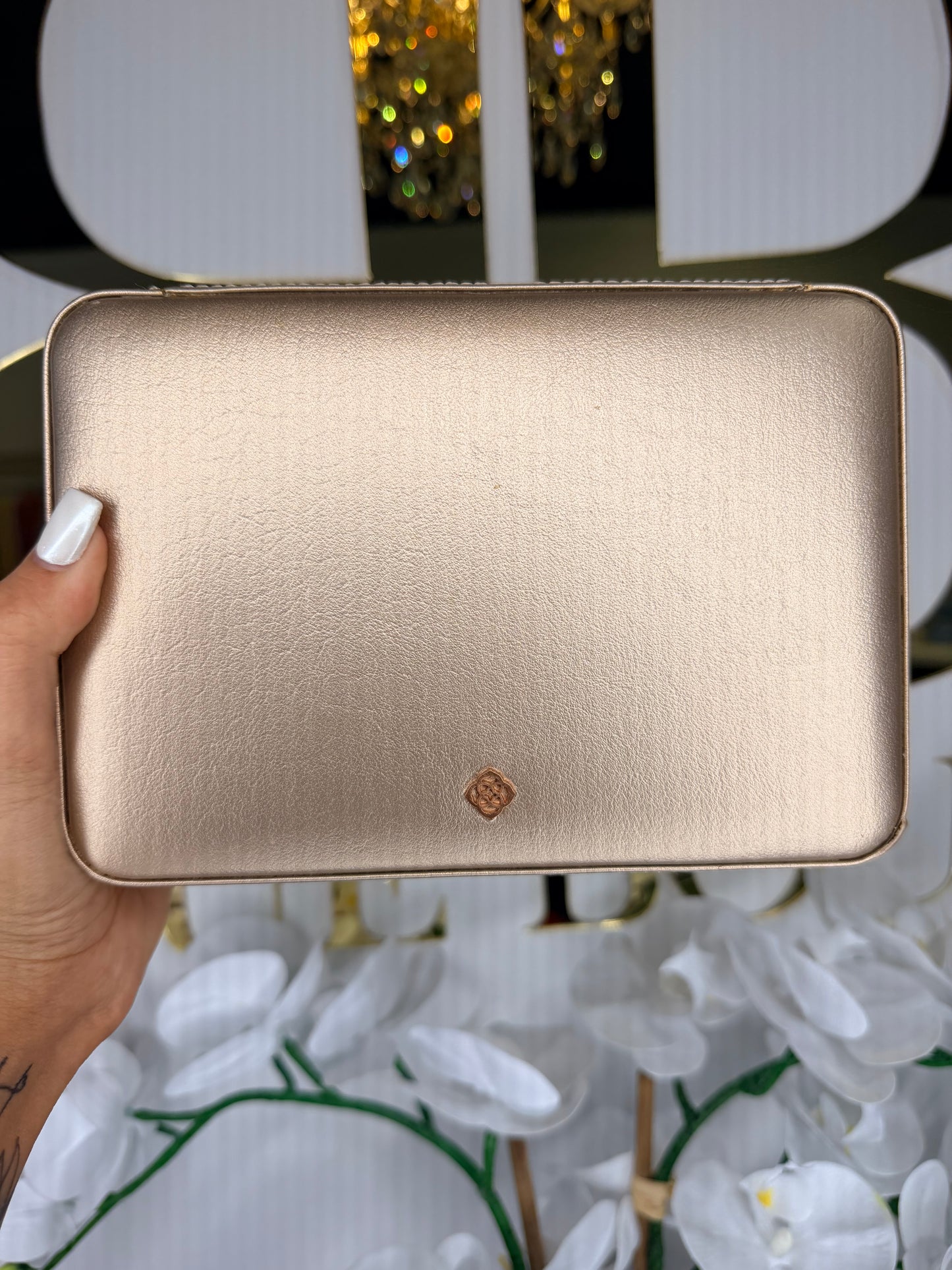 kinder scott gold travel, jewelry case 