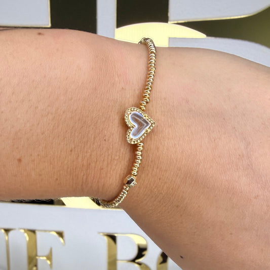Kendra Scott heart stretch bracelet 