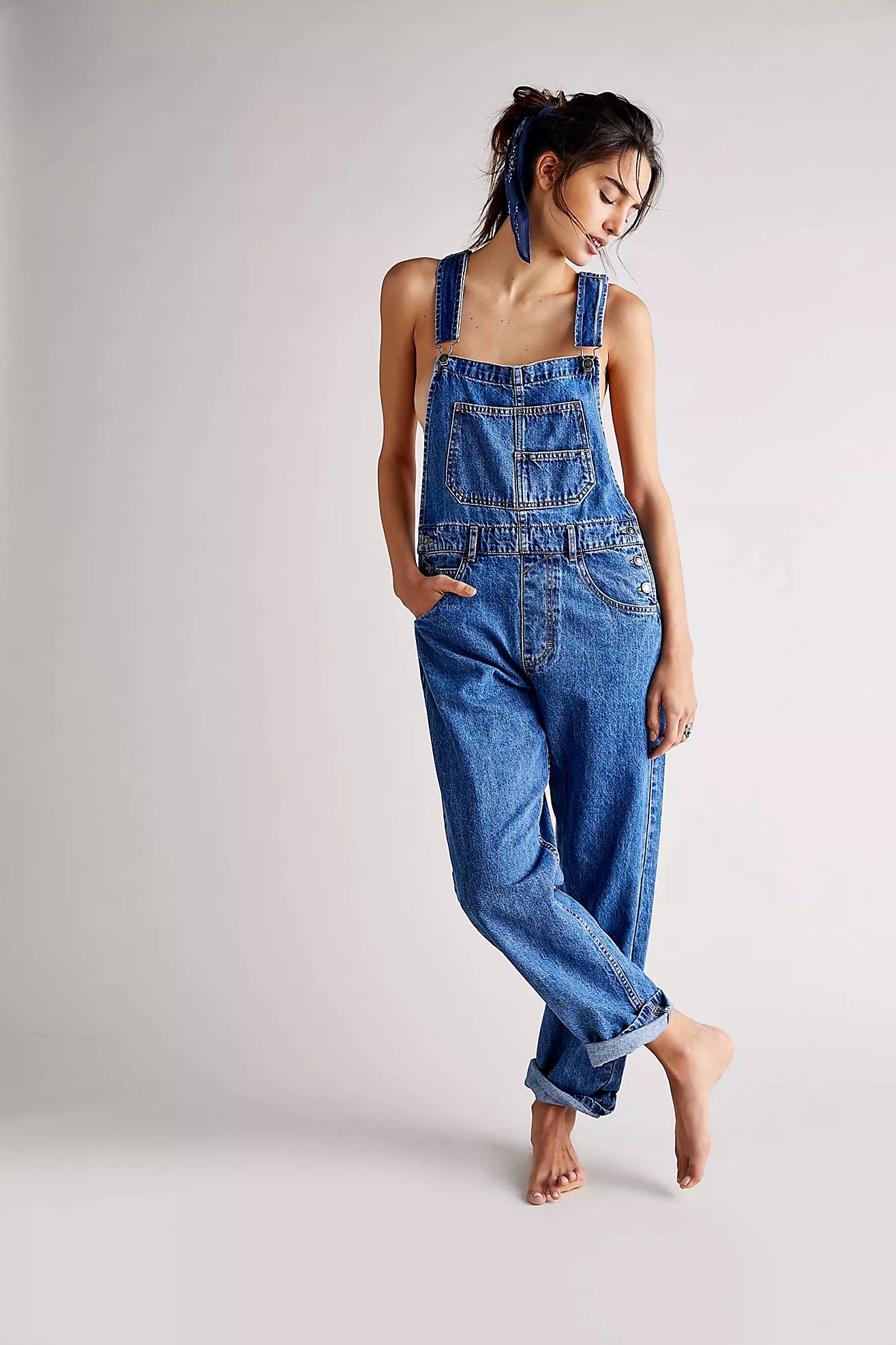 FREE PEOPLE We The Free Ziggy Denim Overalls