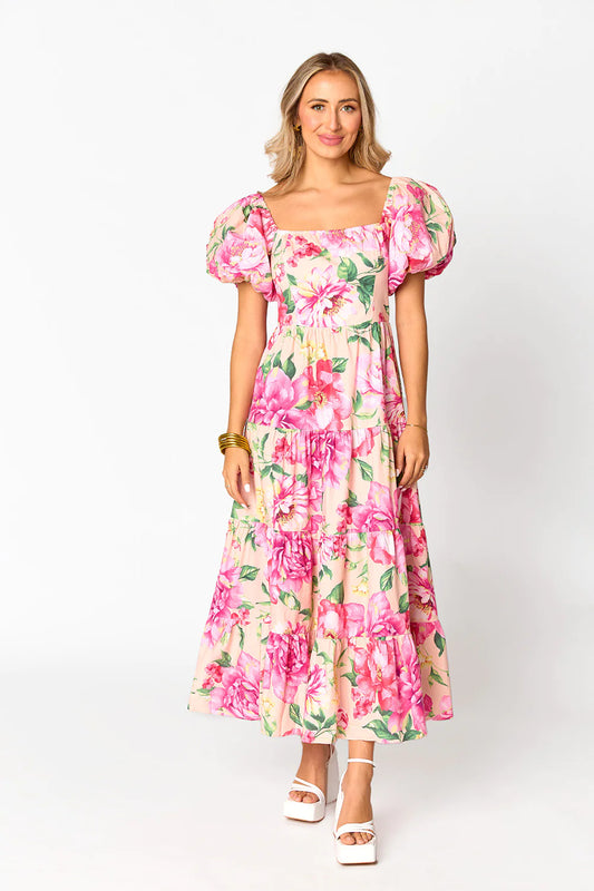 BUDDY LOVE JUNO PUFF SLEEVE MAXI DRESS