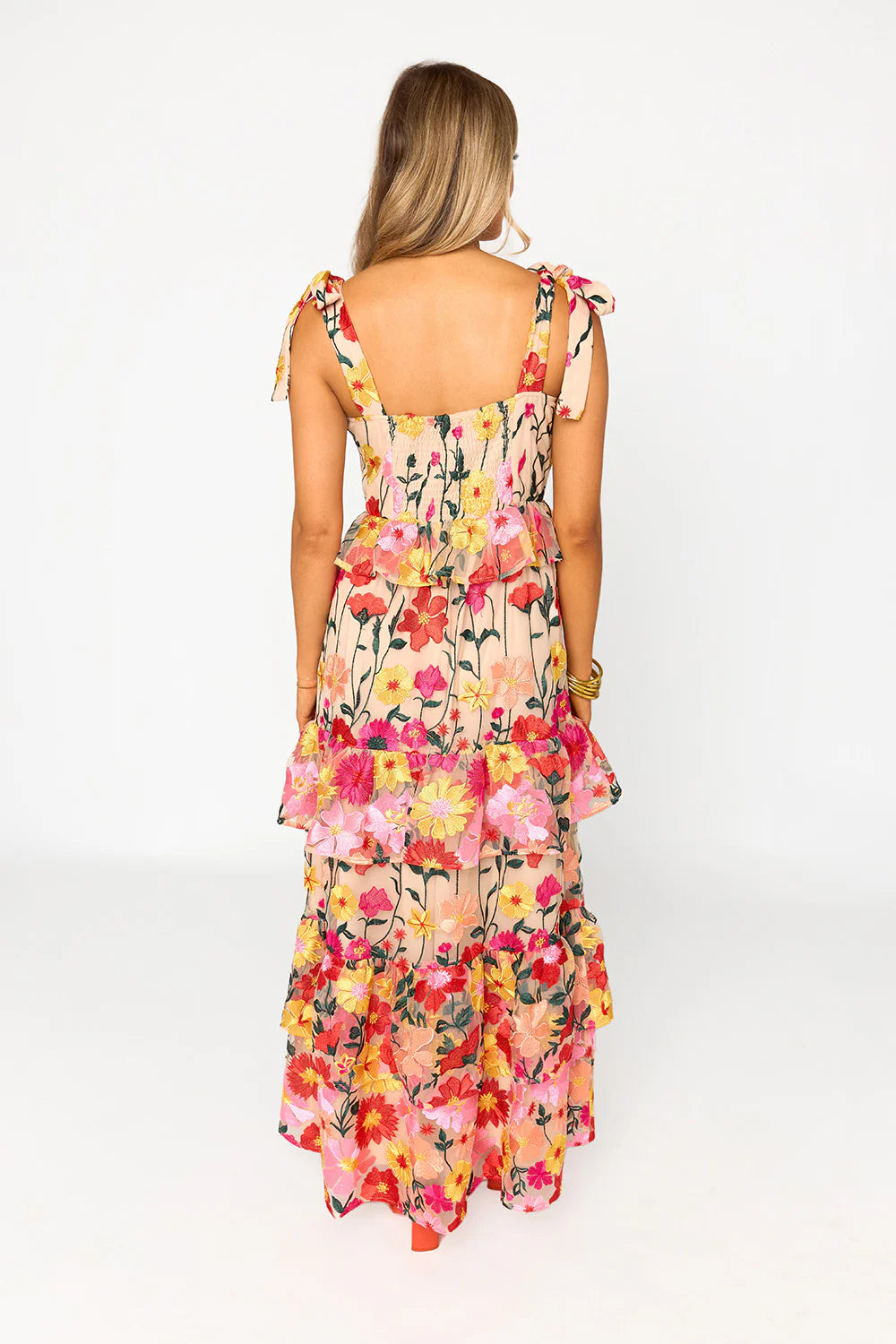 BUDDY LOVE Edie Tie-Shoulder Maxi Dress