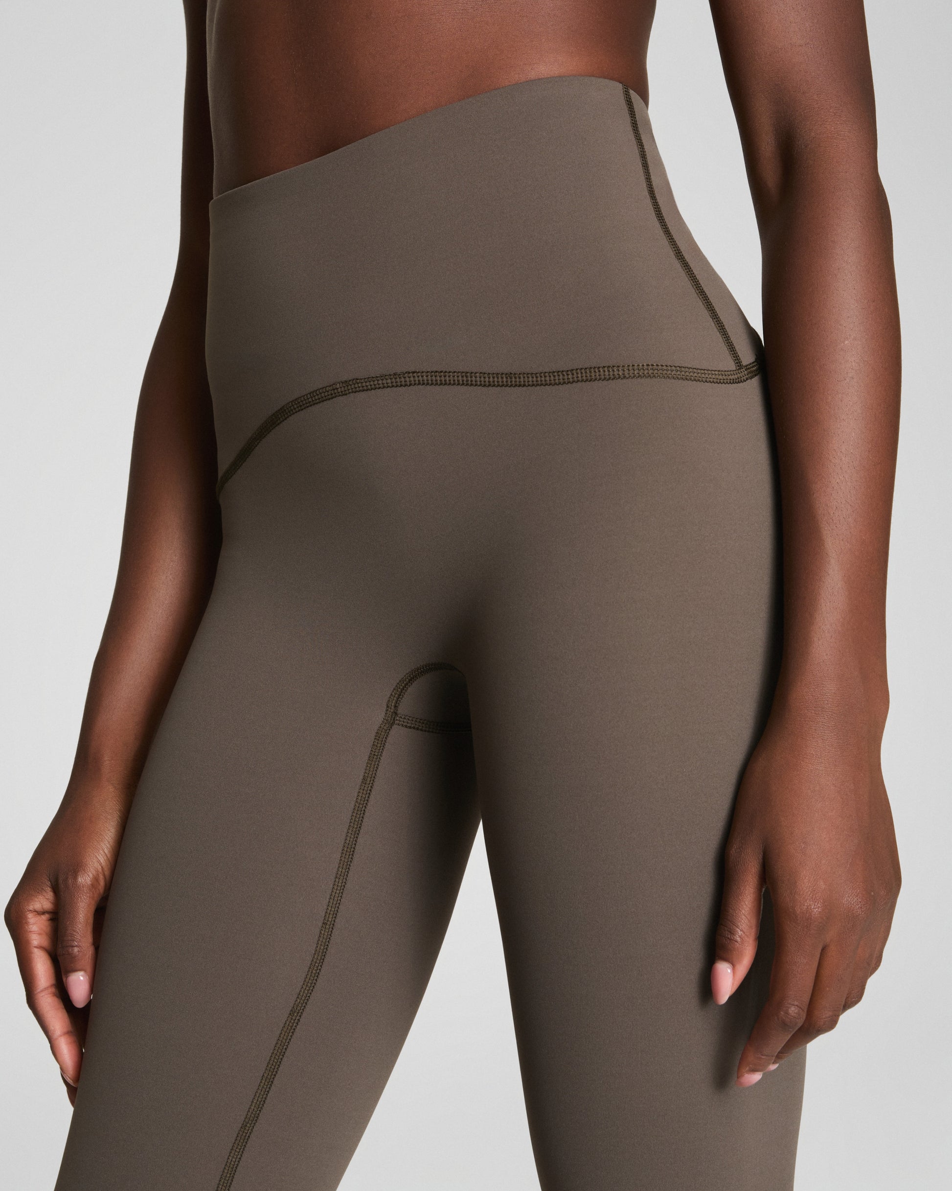 BOUTIQUE BOUTIQUE SPANXSHAPE™ BOOTY BOOST® FLARE PANTS MINERAL FRONT 2