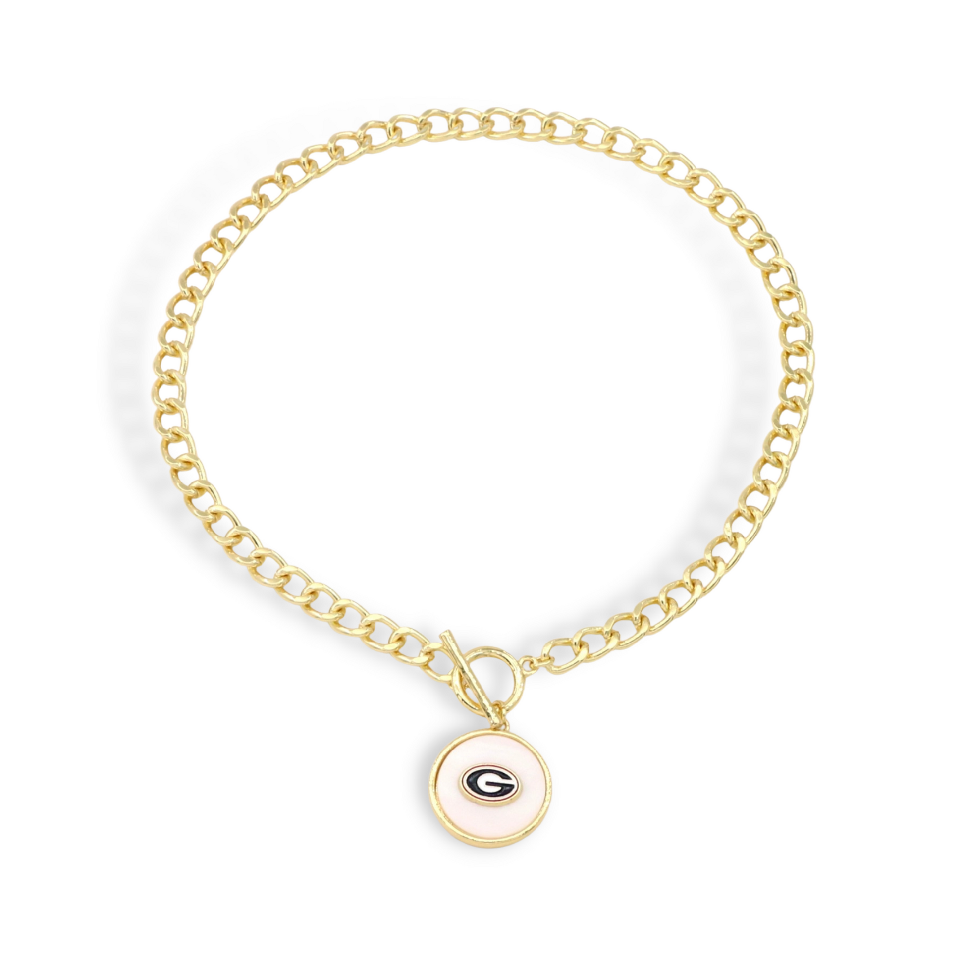 BOUTIQUE BRIANNA CANNON GEORGIA BULLDOGS LOGO NECKLACE