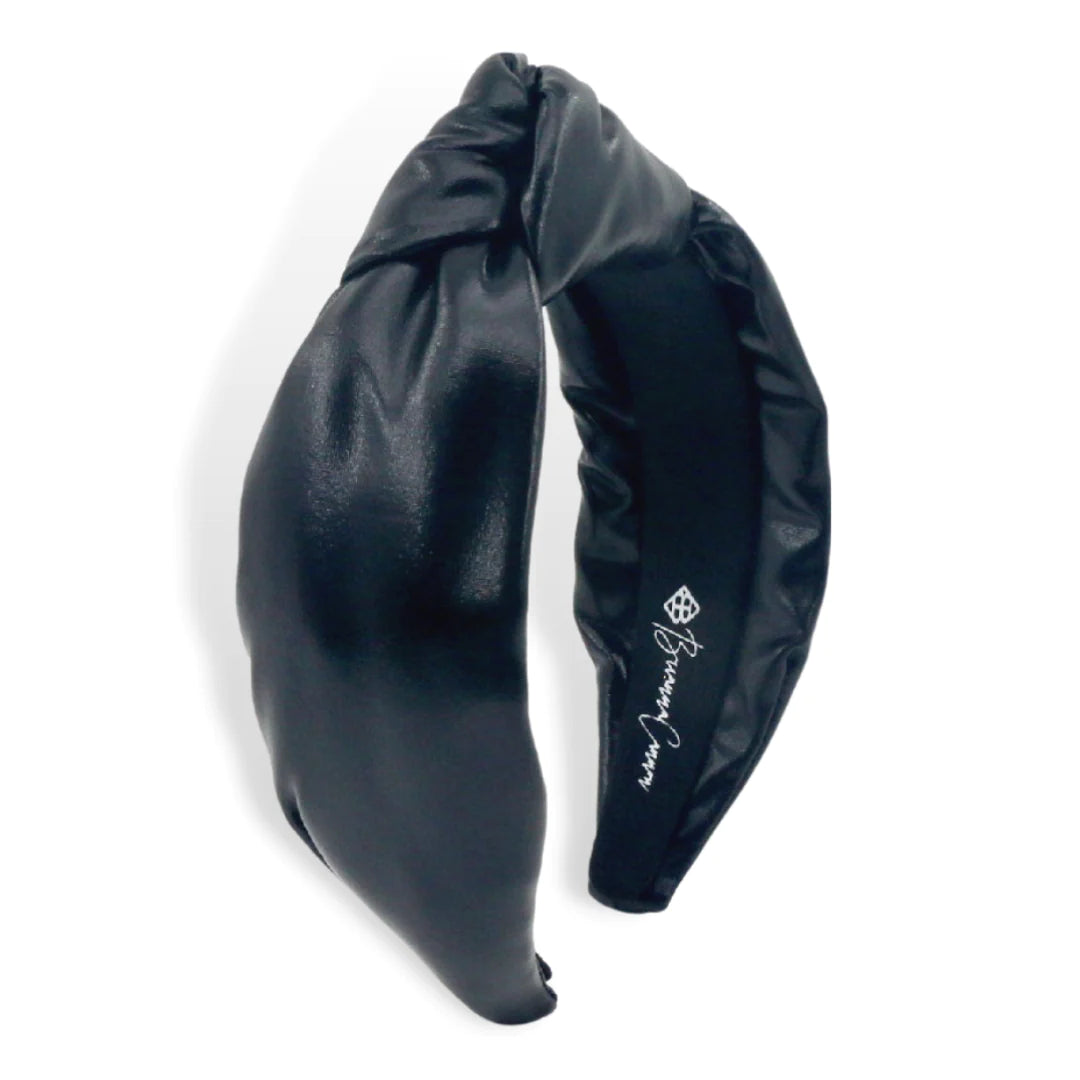 BOUTIQUE BRIANNA CANNON HEADBAND BLACK PUFF