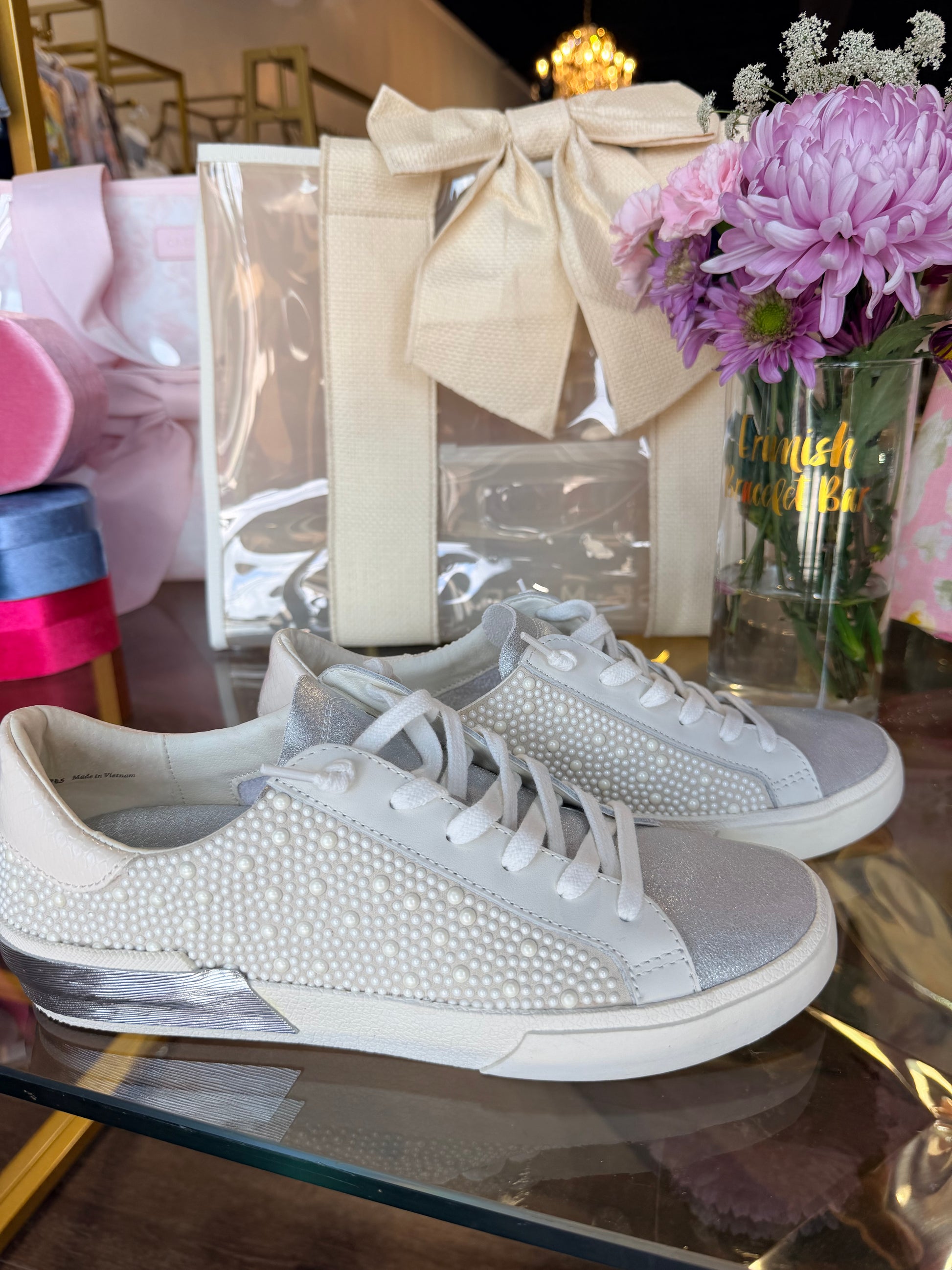 dolce Vida pearl sneakers