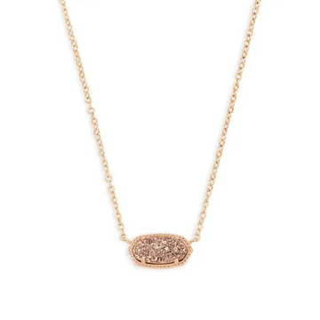 KENDRA SCOTT Collar con colgante Elisa de oro rosa