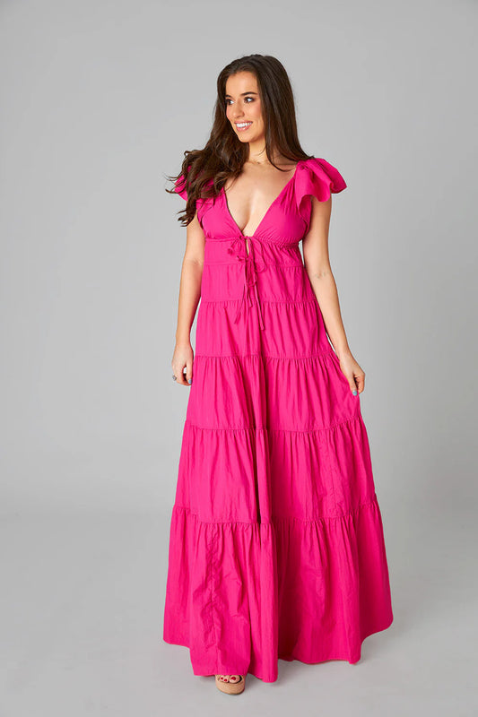 BUDDY LOVE Holland Tiered Maxi Dress