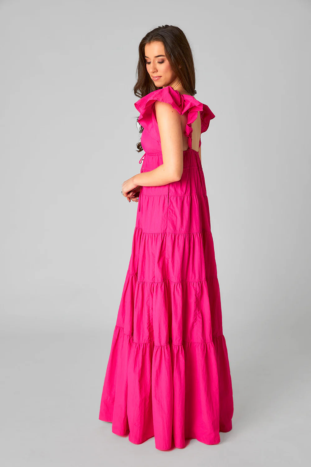 Vestido largo escalonado Holland de BUDDY LOVE
