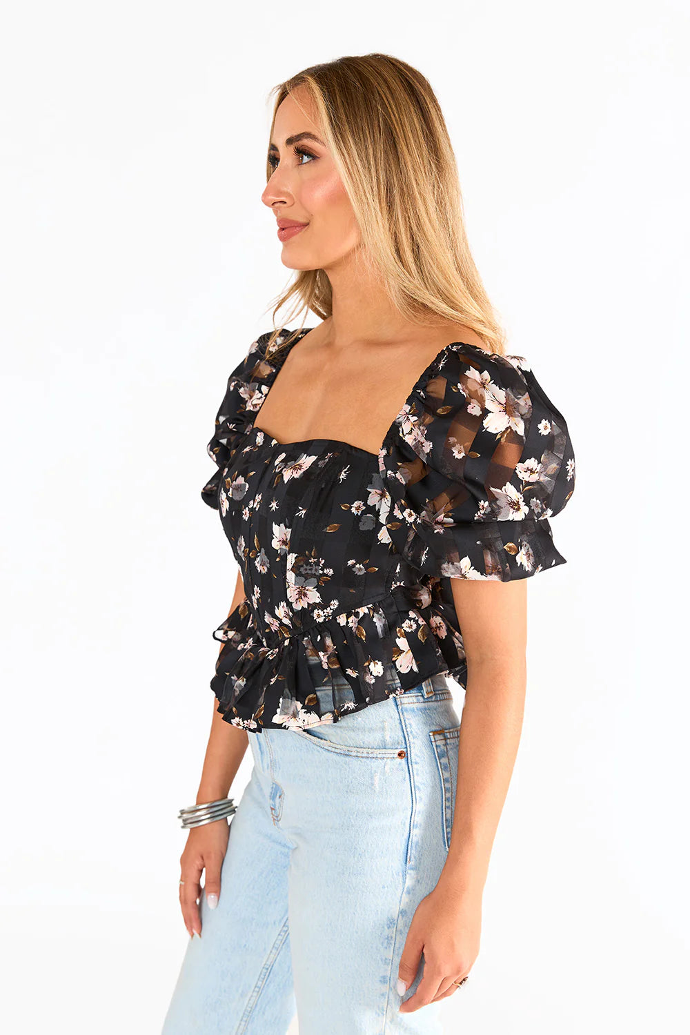 BUDDY LOVE Chloe Flower Basket Top
