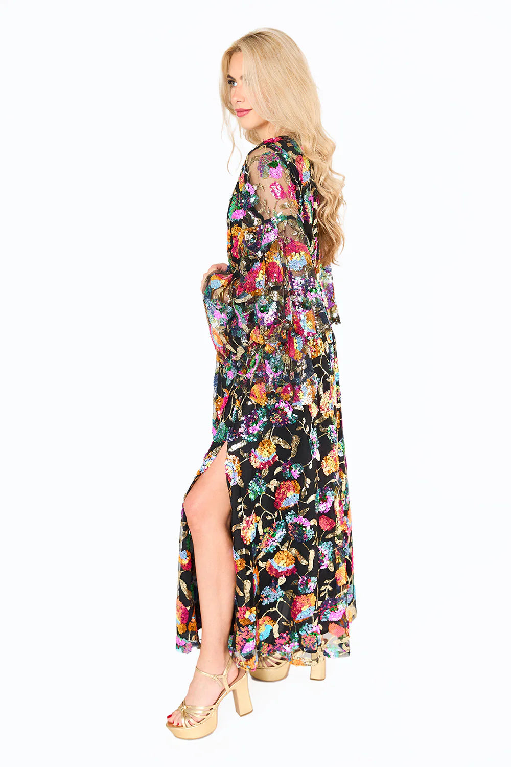 BUDDY LOVE Colette Long Sleeve Maxi Dress