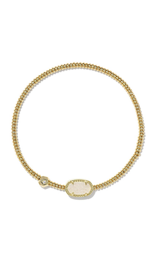 KENDRA SCOTT Pulsera elástica Grayson en drusa iridiscente