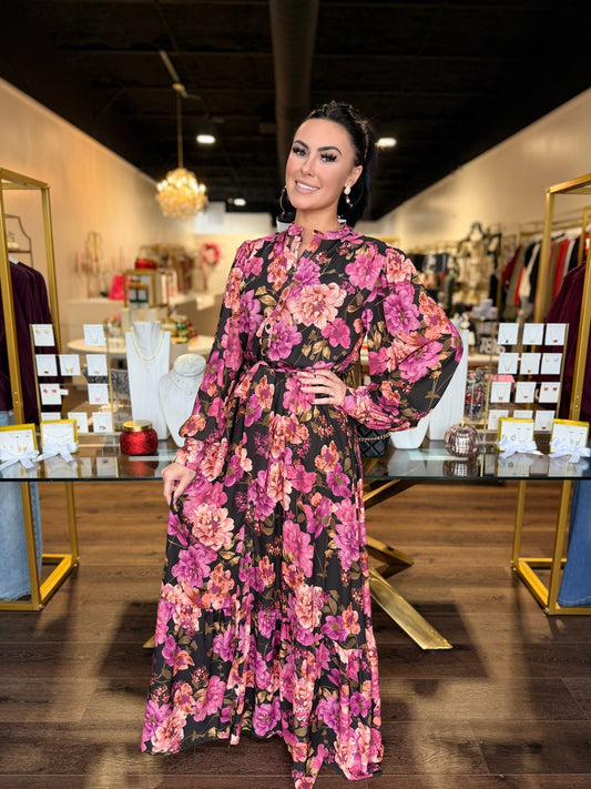 WHAT I FEEL WOVEN MAXI DRESS