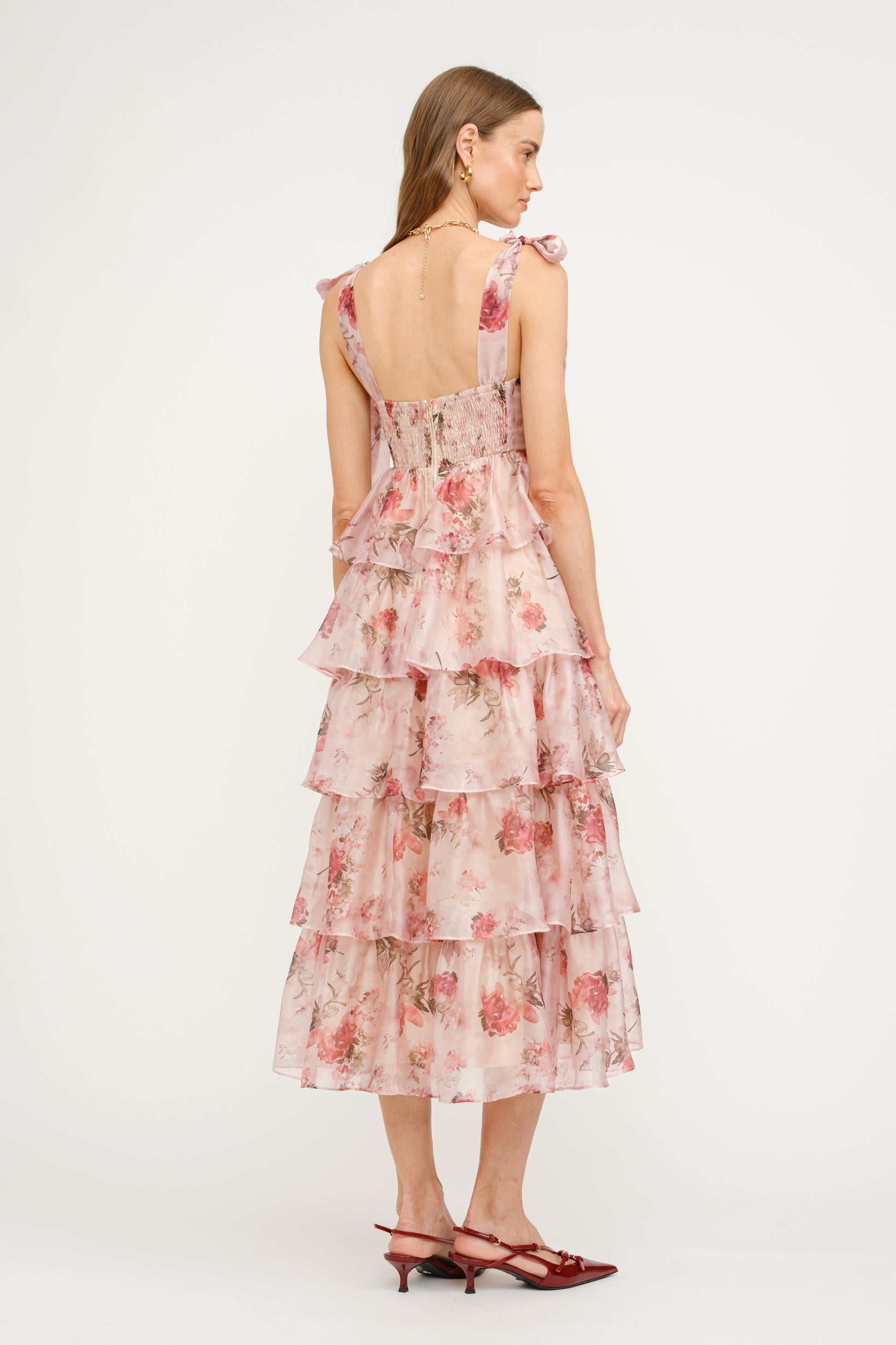 BOUTIQUE DELILAH DRESS PINK BACK