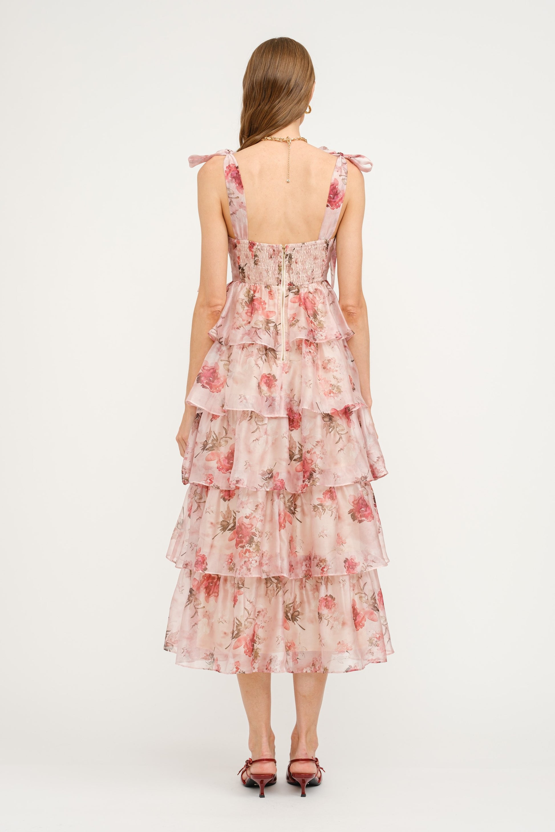 BOUTIQUE DELILAH DRESS PINK BACK 2