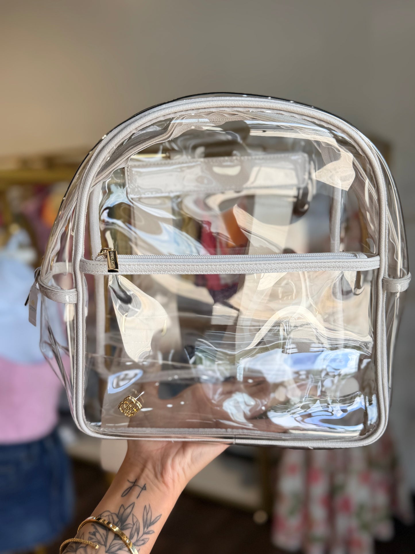 Kendra Scott Clear Back Pack