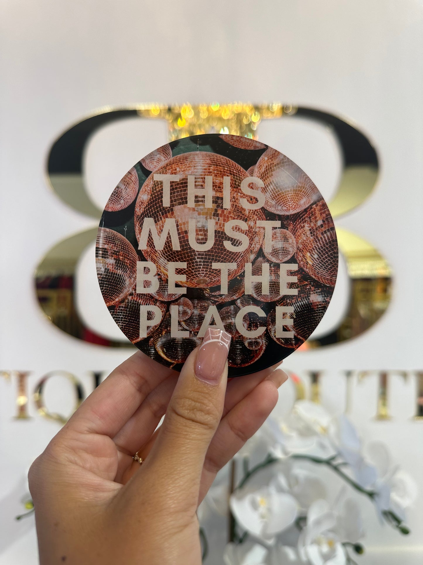 BOUTIQUE TART BY TAYLOR BE THE PLACE COASTER