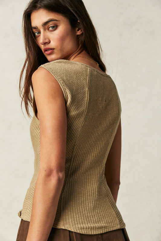 BOUTIQUE FREE PEOPLE BOSS BABE TANK COBRA SIDE