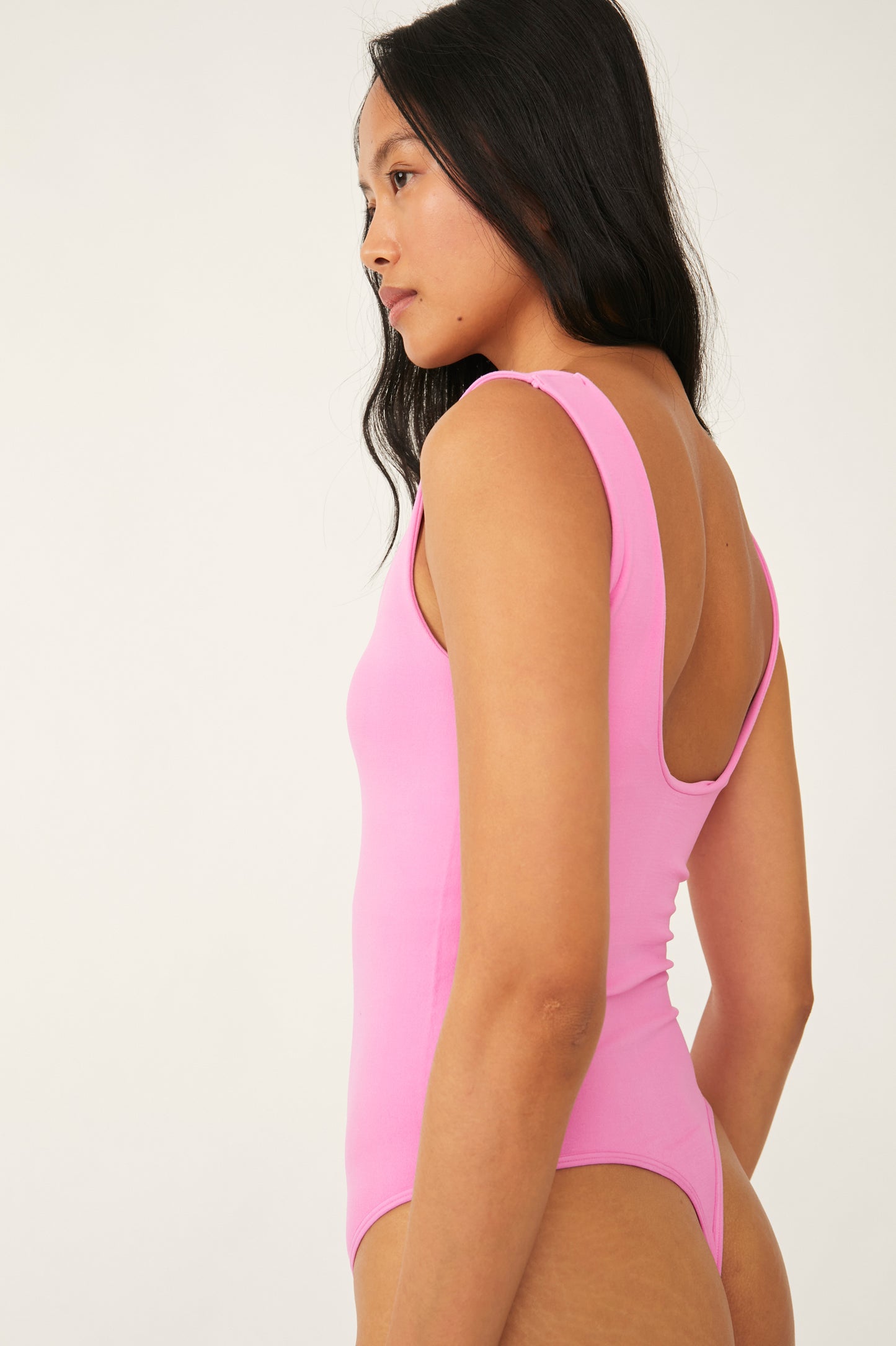 BOUTIQUE FREE PEOPLE CLEAN LINES BODYSUIT CROCUS SIDE 2