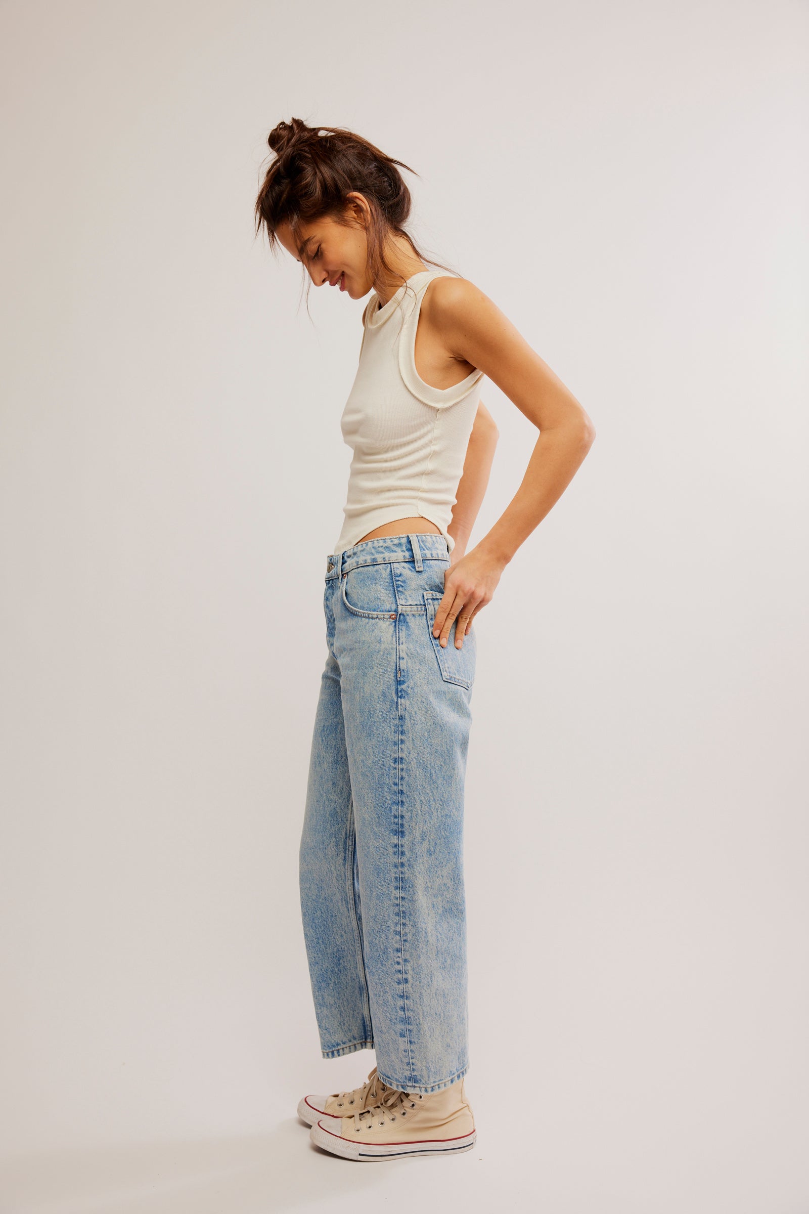 BOUTIQUE FREE PEOPLE DEEP TRANCE BF JEANS SWEET DREAMS SIDE 