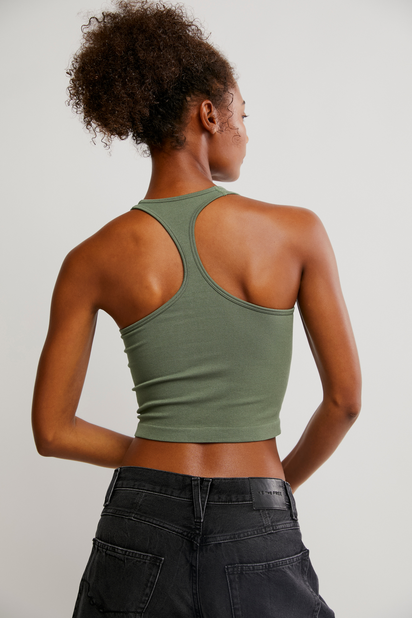 BOUTIQUE FREE PEOPLE HAYLEY RACERBACK BRAMI ARMY BACK 2