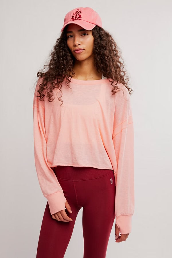 BOUTIQUE FREE PEOPLE MY TIME LAYER FRUIT PUNCH FRONT
