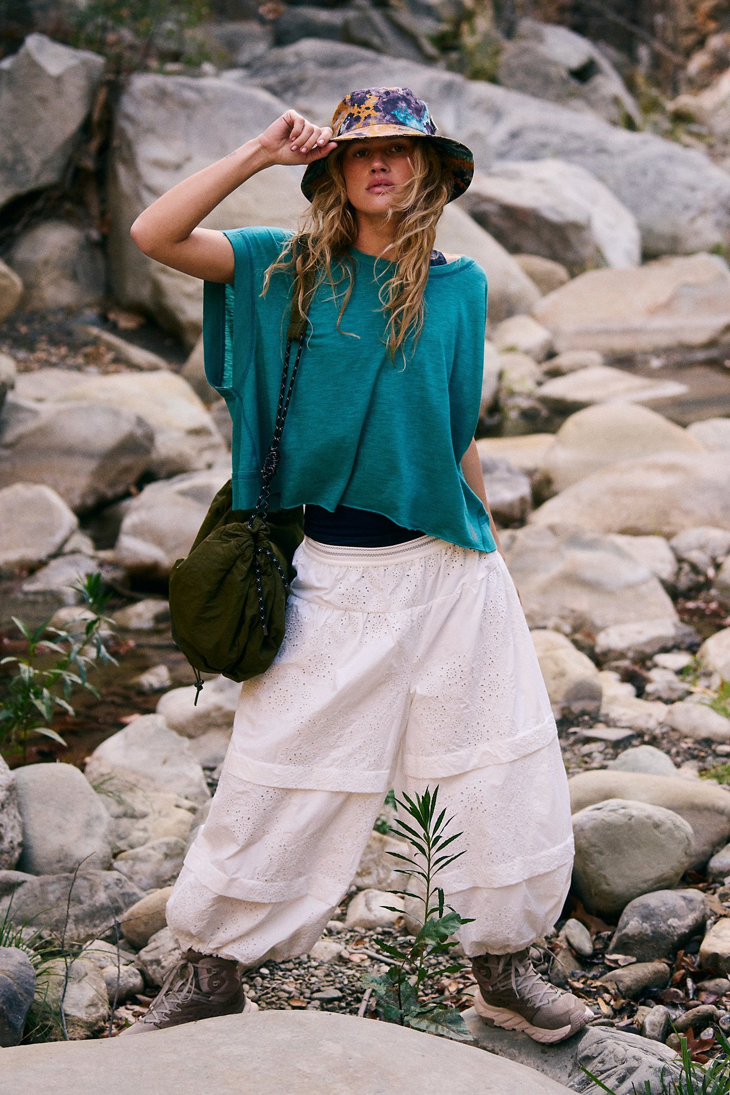 BOUTIQUE FREE PEOPLE MY TIME TEE ENDZONE FRONT 2
