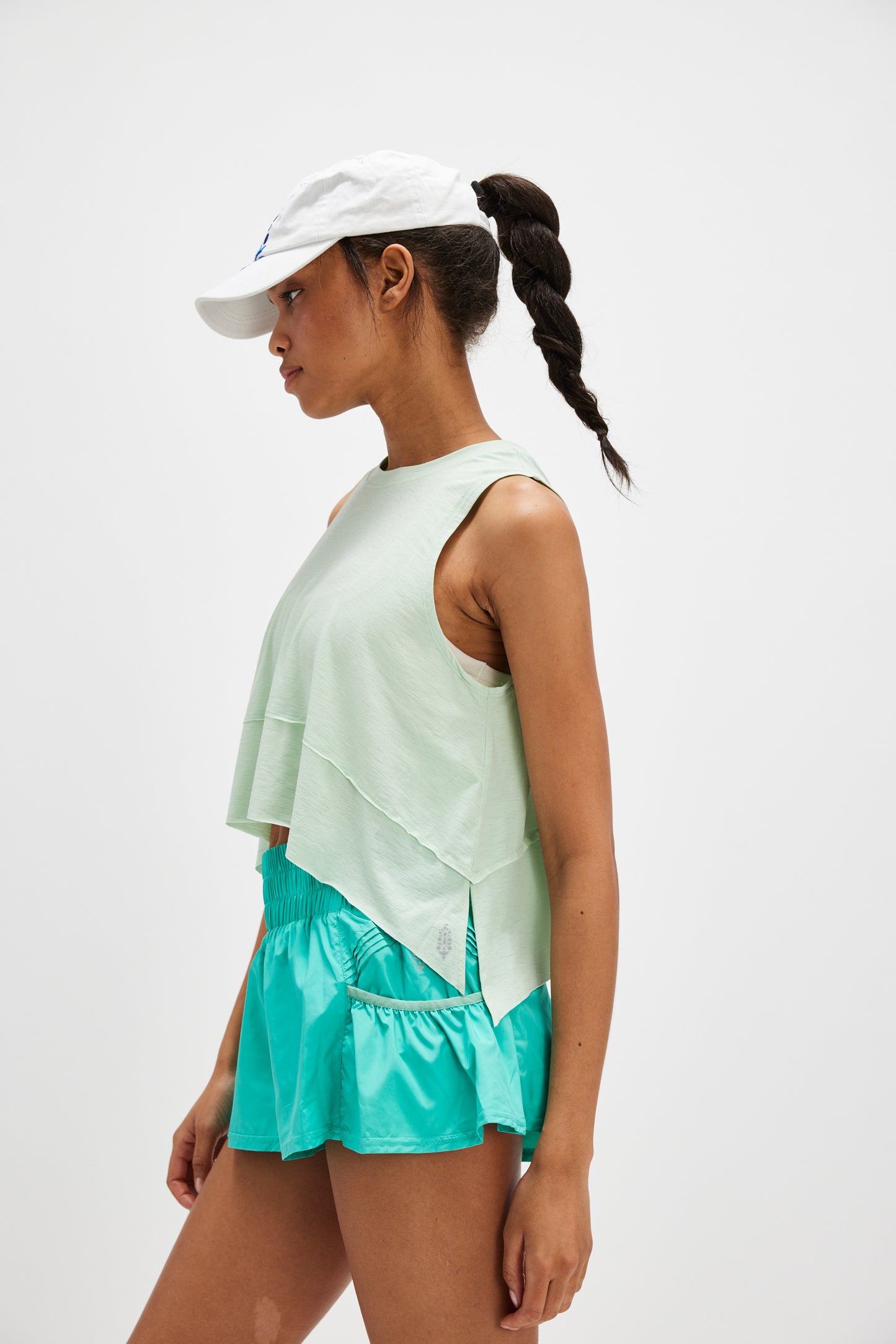 BOUTIQUE FREE PEOPLE TEMPO TANK SIDE CACTUS