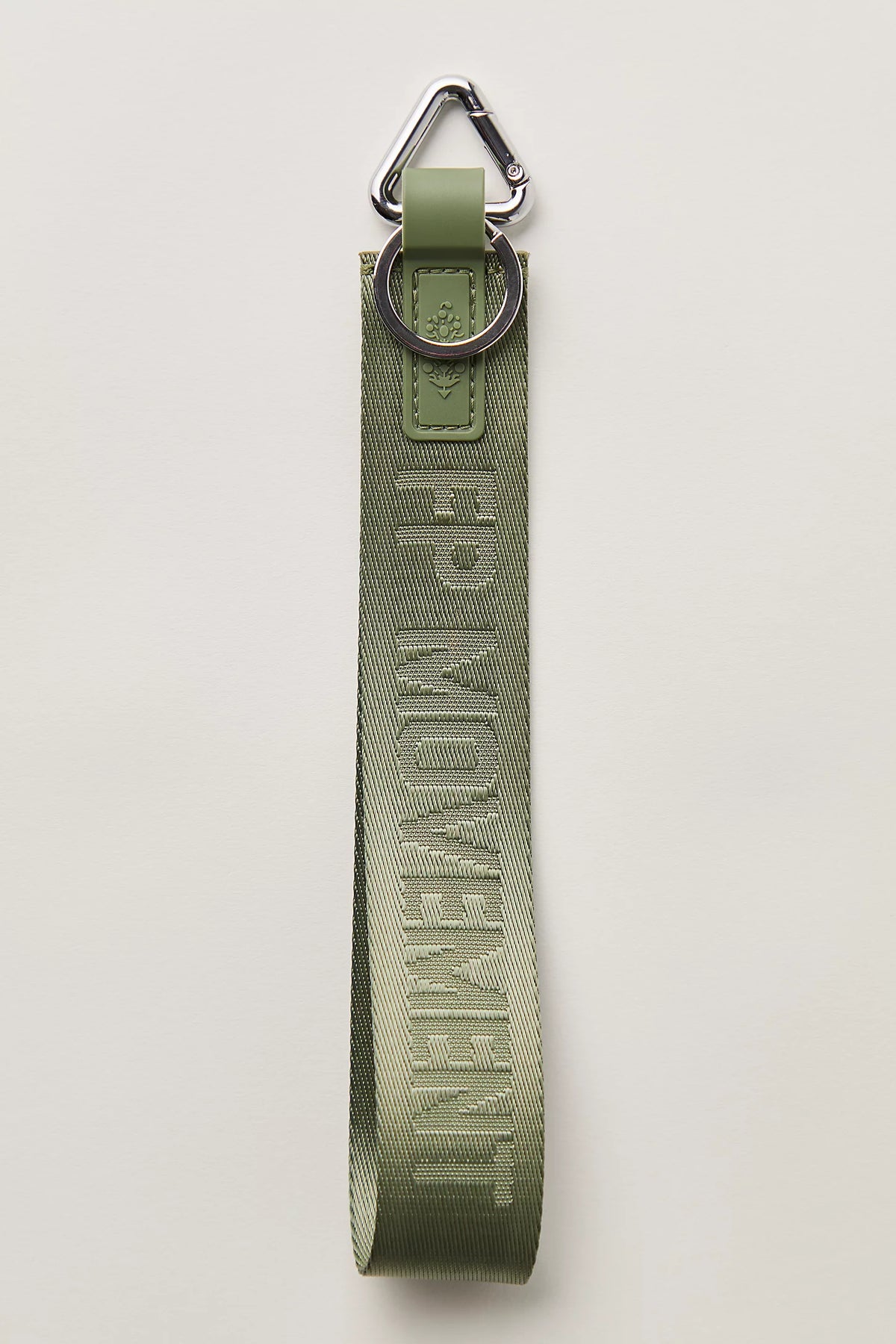 BOUTIQUE FREE PEOPLE THERE IT IS KEYCHAIN WASHED SAGE 2